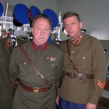 Владимир Стеклов и Михаил Асанкин на съемках сериала "Вторые"