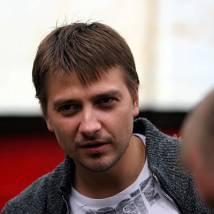 Петр Кислов на съемках сериала "Судьбы загадочное завтра"