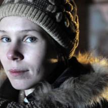Эльвира Волошина на съемках сериала "Голоса"