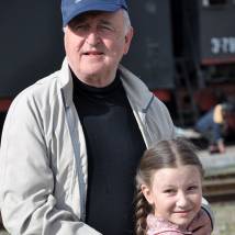 Валерий Усков и Софья Хилькова на съемках фильма "На солнечной стороне улицы"
