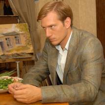 Петар Зекавица на съемках сериала "На солнечной стороне улицы"