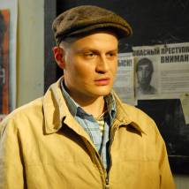 Михаил Евланов на съемках сериала "Однажды в Ростове"