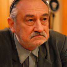 Богдан Ступка на съемках сериала "Однажды в Ростове"