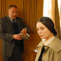 Екатерина Олькина на съемках сериала "Однажды в Ростове"