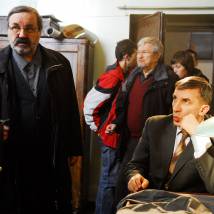 Константин Худяков, Александр Андриенко на съемках сериала "Однажды в Ростове"