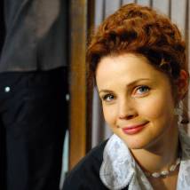 Екатерина Вуличенко на съемках сериала "Однажды в Ростове"