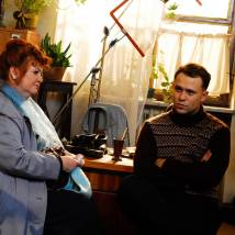 Кирилл Плетнев на съемках сериала "Однажды в Ростове"