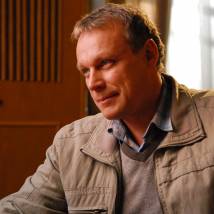 Сергей Жигунов на съемках сериала "Однажды в Ростове"