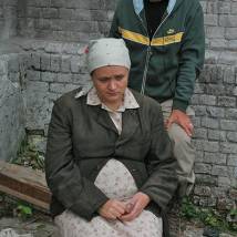 Анна Михалкова и Никита Михалков на съемках фильма "Утомленные солнцем 2: Цитадель" (© фото: trite.ru)