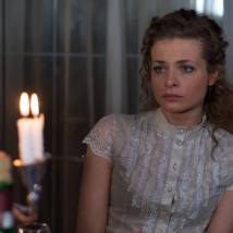 Яна Соболевская на съемках сериала "Демоны"