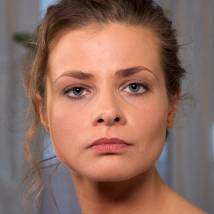 Яна Соболевская на съемках сериала "Демоны"