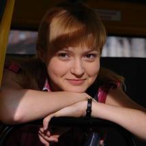 Татьяна Полосина на съемках сериала "А счастье где-то рядом"
