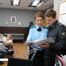 Александр Пашков, Елена Сафонова на съемках сериала "А счастье где-то рядом"