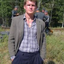 Валентин Касьян на съемках фильма "1942"