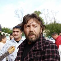 Сергей Шнуров на съемках фильма "Слон"