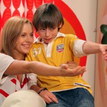 Вера Баханкова на съемках сериала "НаноЛюбовь"