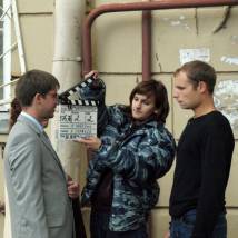 Даниил Кокин на съемках сериала "Наркотрафик"