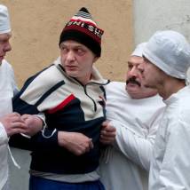 Марат Башаров на съемках фильма "Назад в СССР"