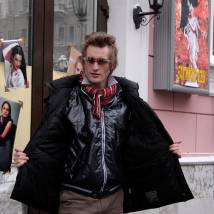 Андрей Аверков на съемках фильма "Прощай, макаров!"