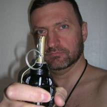 Михаил Асанкин на съемках фильма "У каждого своя война"