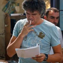 Вадим Шмелев на съемках сериала "Лектор"