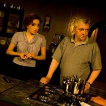 Ольга Дибцева и режиссер Константин Смирнов на съемках сериала "Маруся"