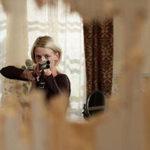 Светлана Павлова на съемках сериала "Маруся"