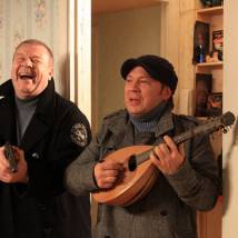Андрей Федорцов и Сергей Селин на съемках сериала "Литейный" (4 сезон) (© фото: Михаил Хейфец)