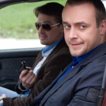 Максим Щеголев на съемках сериала "Профиль убийцы"