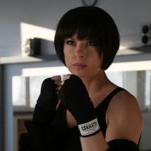 Ирина Лачина на съемках сериала "Охраняемые лица"