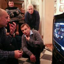 Сергей Говорухин на съемках фильма "Земля людей"