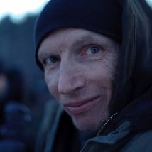 Григорий Яблочников на съемках фильма "Земля людей"