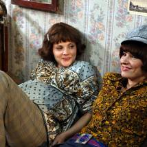 Екатерина Вуличенко на съемках сериала "Единственный мужчина"