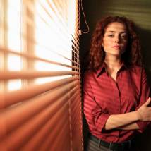Марина Вайнбранд на съемках сериала "Амазонки"