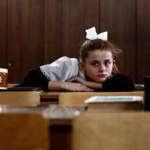 Ксения Суркова на съемках фильма "Мой папа Барышников"