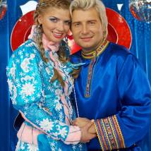 Анастасия Задорожная и Николай Басков в фильме "Морозко"