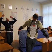 На съемках фильма "Участковый"