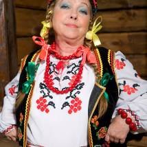 Ольга Волкова на съемках фильма "Как казаки"