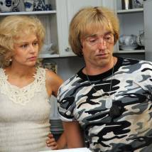 Ирина Безрукова и Сергей Безруков на съемках фильма "Реальная сказка"