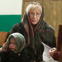 Екатерина Васильева на съемках фильма "Анна Герман. Тайна белого ангела"