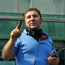 Константин Буслов на съемках фильма "Бабло"