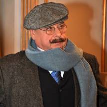 Владимир Долинский на съемках фильма "Назад - к счастью, или Кто найдет Синюю птицу..."