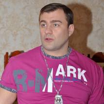 Михаил Пореченков на съемках фильма "Назад - к счастью, или Кто найдет Синюю птицу..."