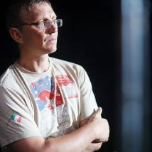 На съемках фильма "Одинокий остров"