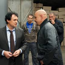 Дмитрий Лаленков на съемках сериала "Пончик Люся"