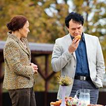 Дмитрий Лаленков на съемках сериала "Доярка из Хацапетовки 3"