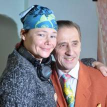 Марина Мигунова и Анатолий Калмыков на съемках фильма "Зойкина любовь"