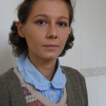 Полина Агуреева на съемках фильма "Жизнь и судьба"