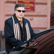 Сергей Любимов на съемках сериала "Шериф 2"