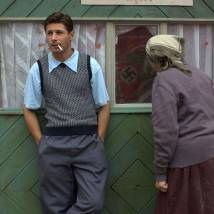 Валерий Сковронский на съемках фильма "Матч"